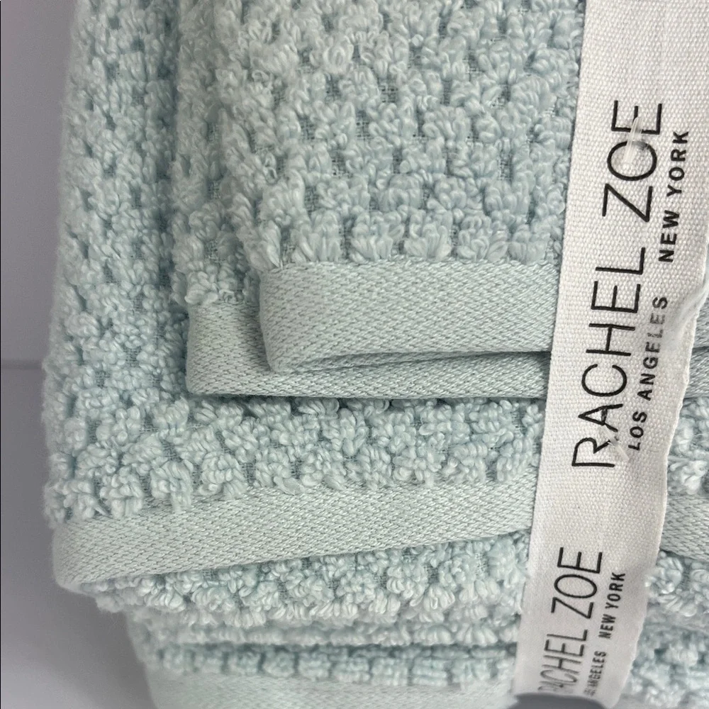 Rachel Zoe Light Blue 6-Piece Cotton Towel Set